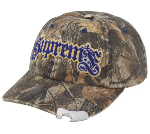Boné Supreme FW26 "Bottle Opener Realtree® Xtra Hardwoods Camo" Camuflado