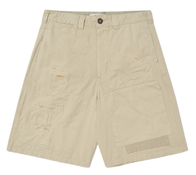 Bermuda Piet "Chino Patchwork" Caqui