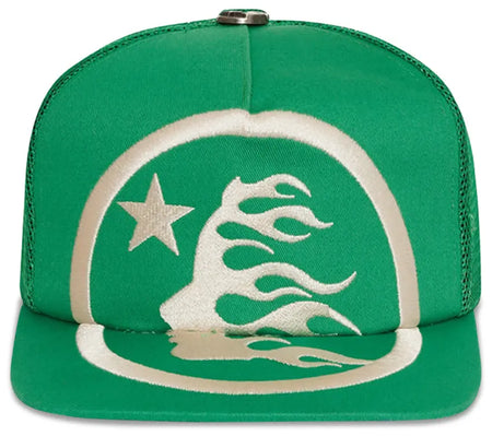 Boné Hellstar Big Log Trucker Snapback Hat Verde