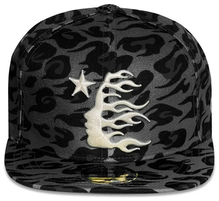 Boné Hellstar Cheetah Print Hat (Fitted) Cinza