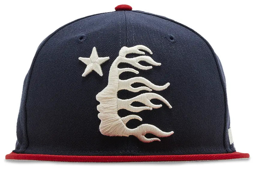 Boné Hellstar Baseball Hat (Fitted) Azul/Vermelho