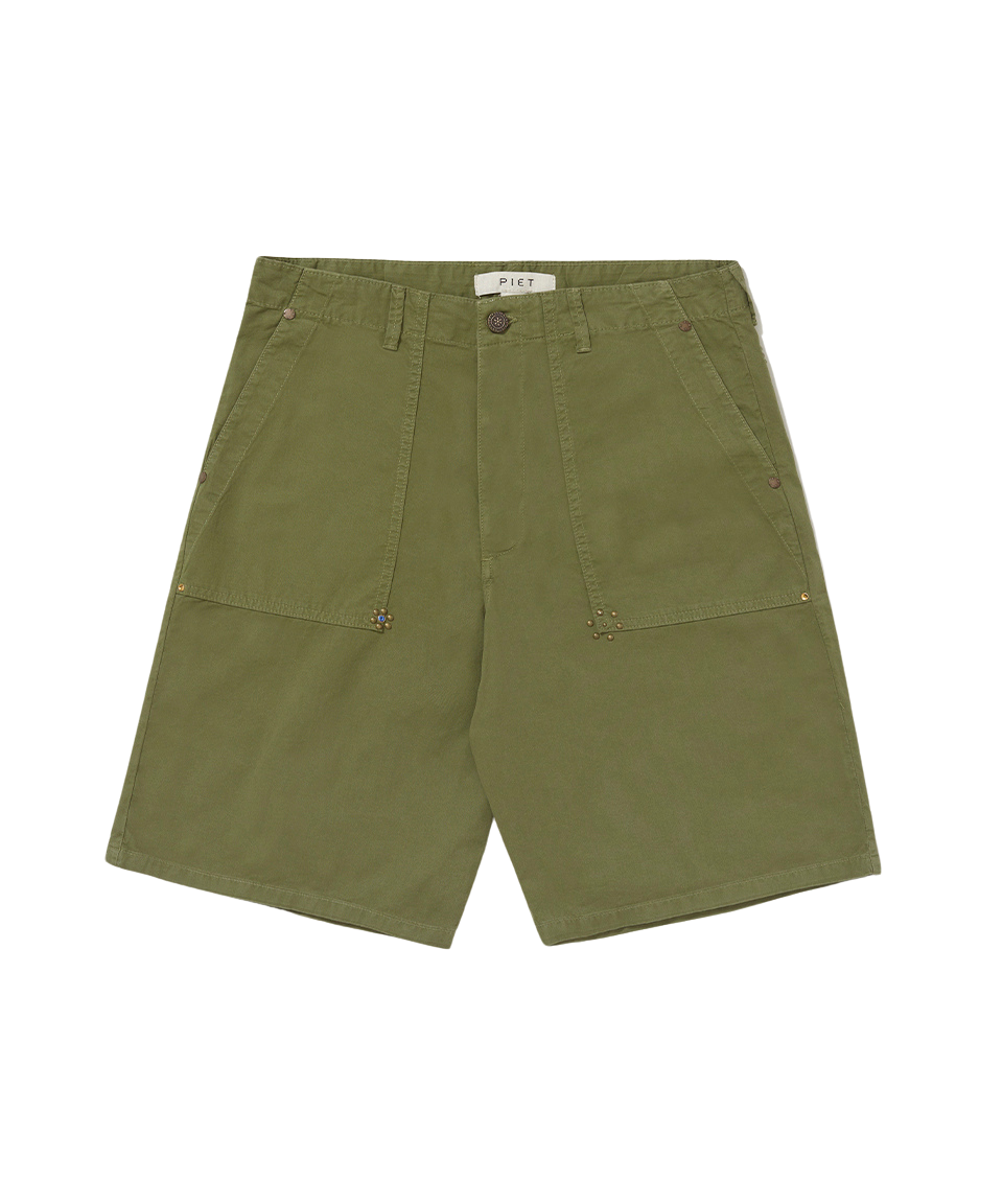 Shorts Piet "Gems Oversized Chino" Verde