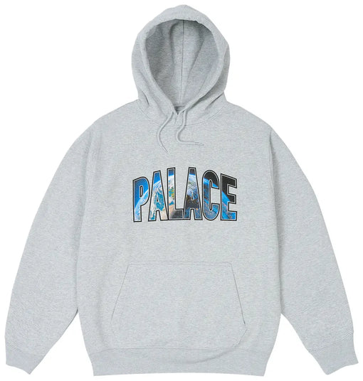 Moletom Palace Earthy FW24 "Grey Marl" Cinza