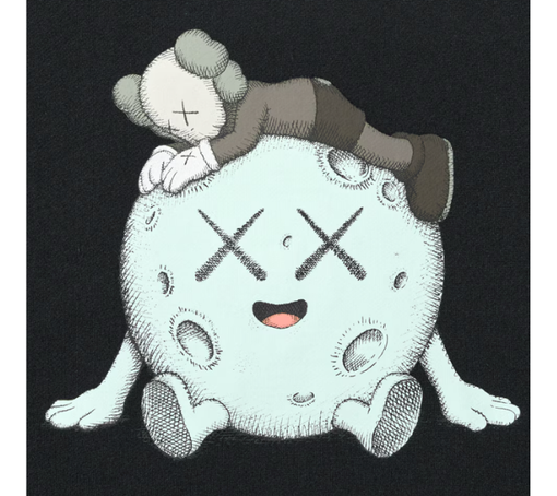 Moletom KAWS x Uniqlo "Universe Sweatshirt" Preto