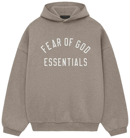 Moletom Fear of God Essentials Fleece Hoodie SS25 "Heather Grey" Cinza