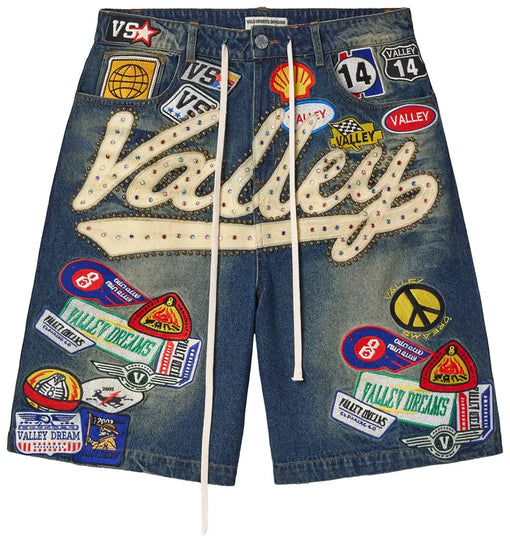 Shorts Jeans Valley 1980 s Denim Azul