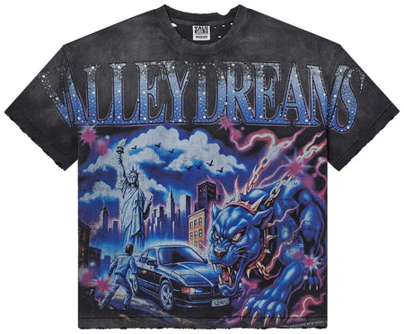 Camiseta Vale Forever Monster Big "Grey" Cinza Estonado