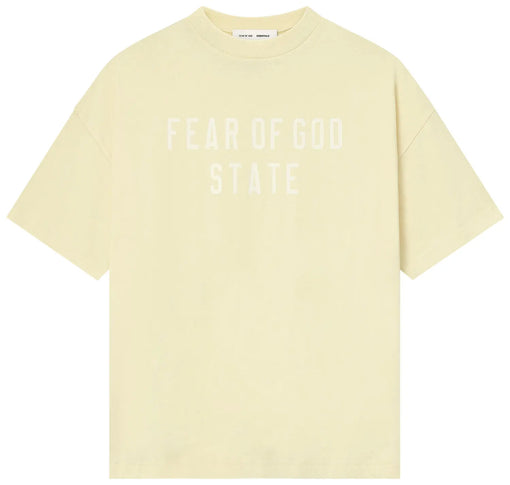 Camiseta Fear of God Essentials 90's Fit T-Shirt FW25 "Garden Yellow" Amarelo