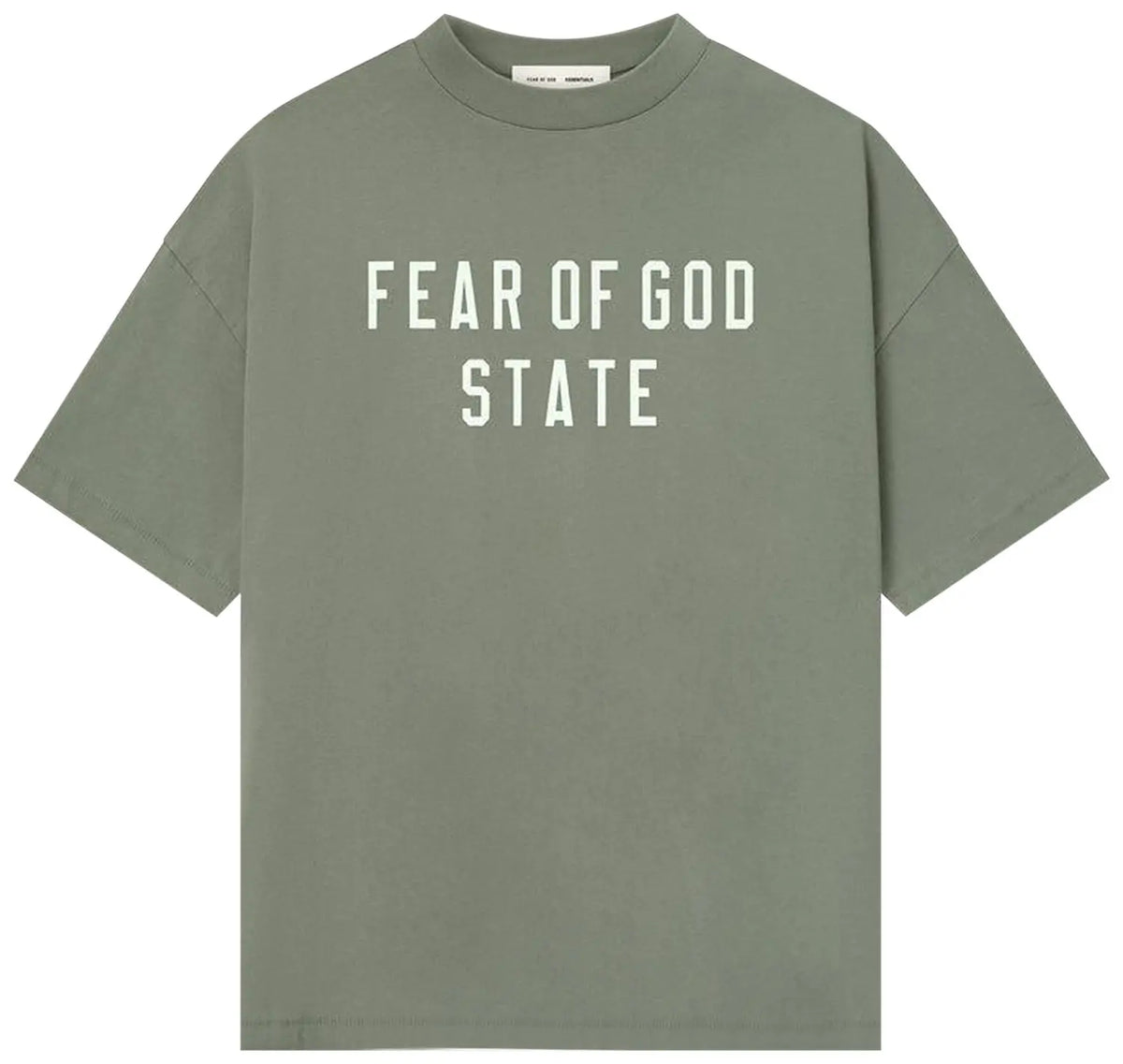 Camiseta Fear of God Essentials 90's Fit T-Shirt FW25 "Moss" Verde