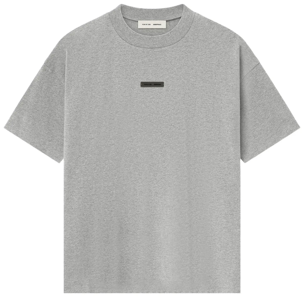 Camiseta Fear of God Essentials Classic SS25 "Concrete Heather" Cinza