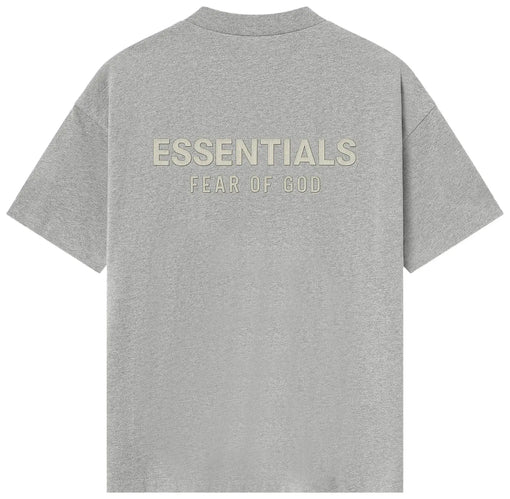 Camiseta Fear of God Essentials Classic SS25 "Concrete Heather" Cinza