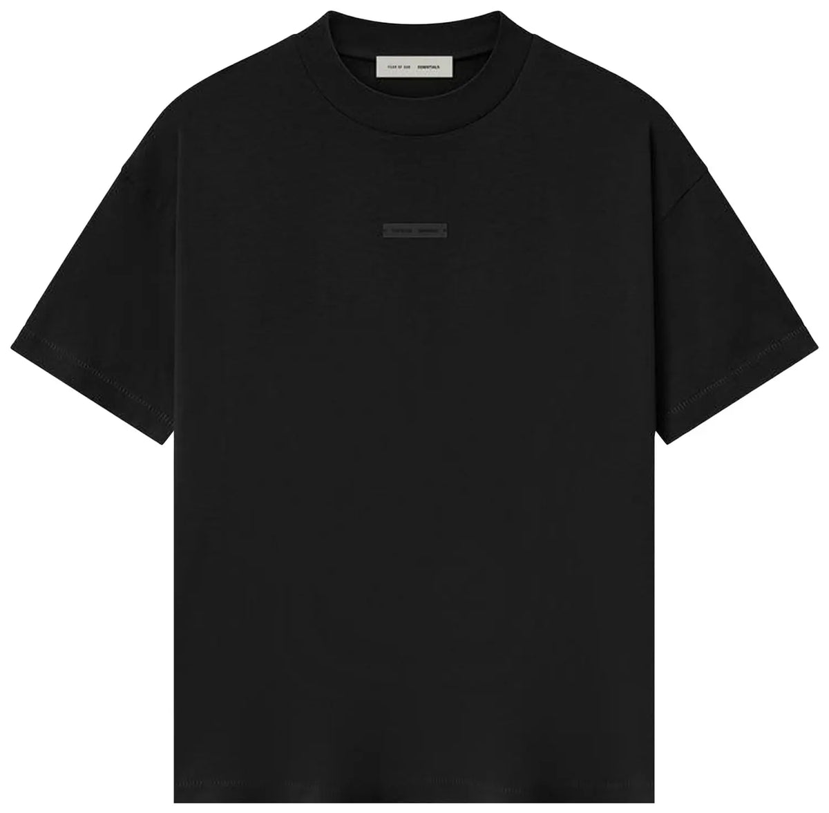 Camiseta Fear of God Essentials Classic SS25 "Jet Black" Preto