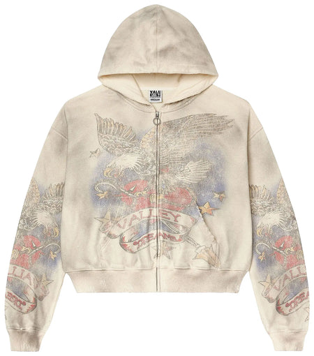 Moletom Vale Forever Nostalgia Zip Up "Cream" Bege