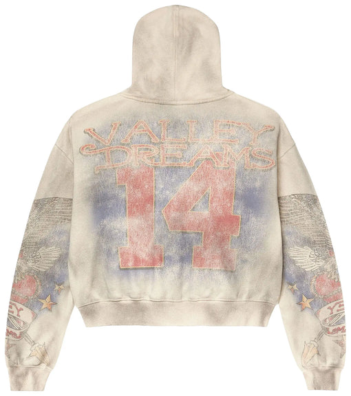 Moletom Vale Forever Nostalgia Zip Up "Cream" Bege