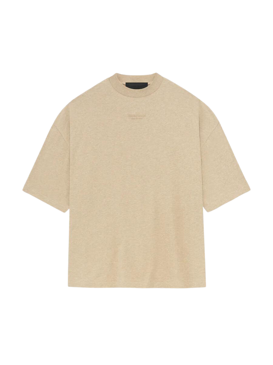 Camiseta Oversized Essentials Fear of God "Gold Heather" Amarelo