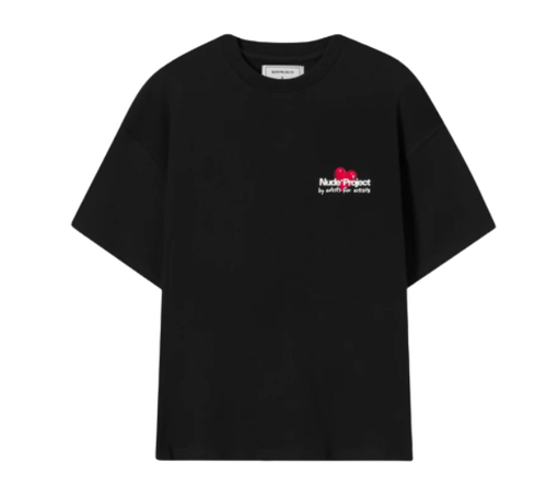 Camiseta Nude Project "Juicy Cherry" Preto