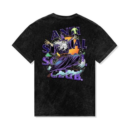 Camiseta ASSC Anti Social Social Club Sleave Tie Dye "Black Mineral" Preto