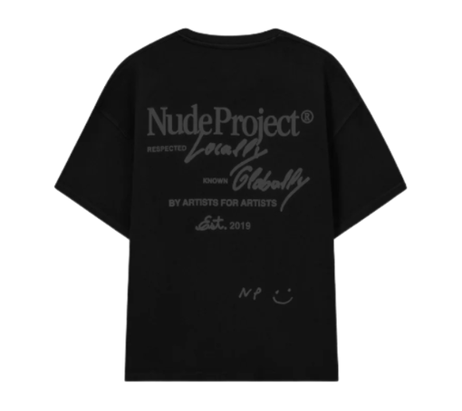Camiseta Nude Project "Global Soon" Preto
