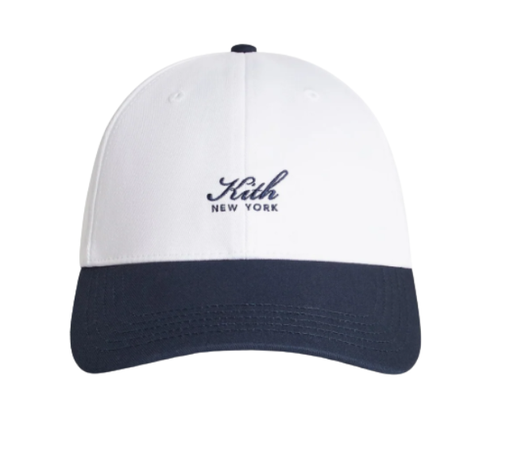Boné Kith "Script Two Tone Classic Cap Nocturnal" Azul/Branco