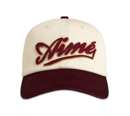 Boné Aimé Leon Dore "Cycling Logo Pristine" Branco