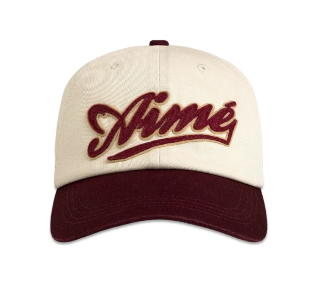 Boné Aimé Leon Dore "Cycling Logo Pristine" Branco