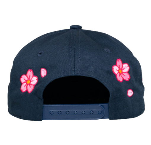 Boné Oma Design "NY NY Cherry Blossom" Azul Marinho