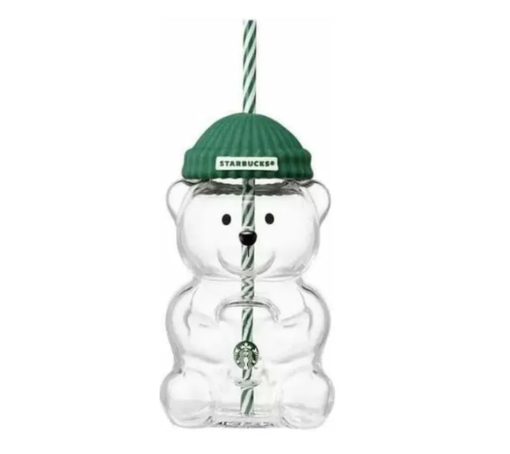 Copo Starbucks "Bearista Glass Tambler Cup" Mutlcolor