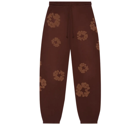 Calça Denim Tears "Mono Cotton Wreath" Marrom
