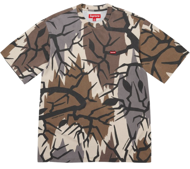Camiseta Supreme FW26 "Small Box" Camuflado