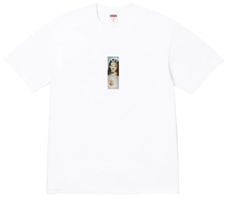 Camiseta Supreme FW26 "Prayer" Branco