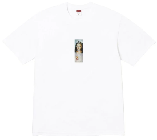 Camiseta Supreme FW26 "Prayer" Branco