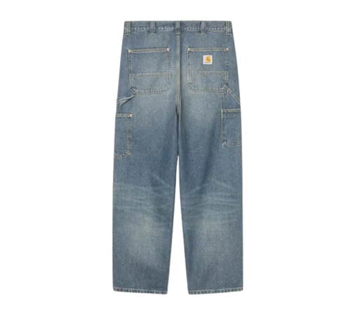 Calça Carhartt "OG Double Knee Pant Blue Grind Wash" Azul