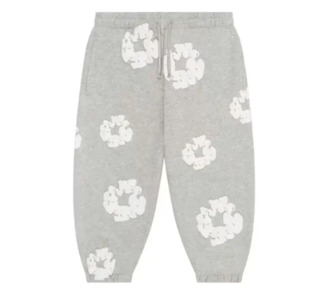 Calça Denim Tears Kids "Cotton Wreath" Cinza