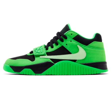 Tênis Nike Air Travis Scott x Jordan Jumpman "Jack TR Green Spark" Verde