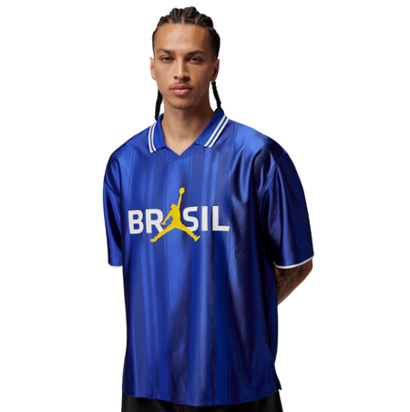 Camiseta Air Jordan "Polo Brasil" Azul
