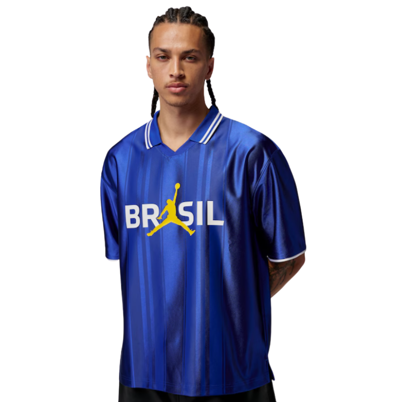 Camiseta Air Jordan "Polo Brasil" Azul