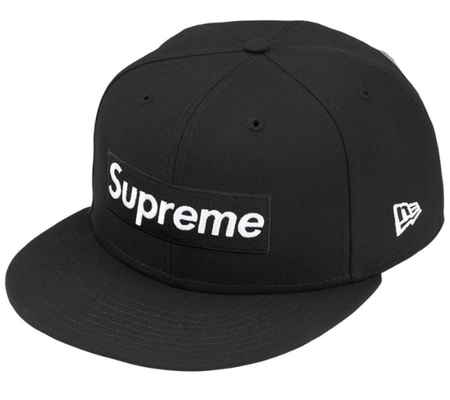 Boné Supreme SS26 x New Era "Rings Box Logo" Preto
