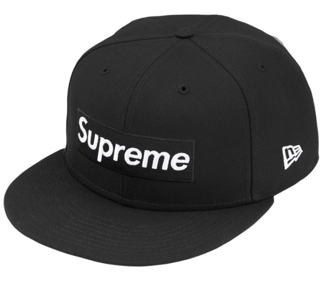 Boné Supreme SS26 x New Era "Rings Box Logo" Preto