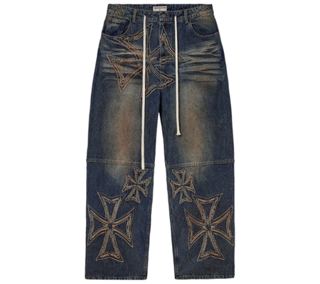 Calça Valley "Motocroxxx Denim" Azul