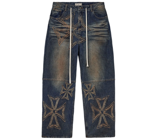 Calça Valley "Motocroxxx Denim" Azul
