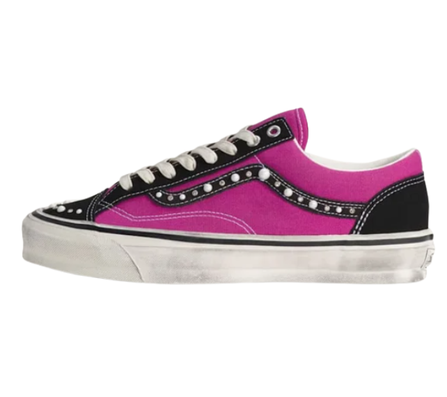 Tênis Vans "OTW Old Skool 36 Pearlized Pack Pink Black" Rosa