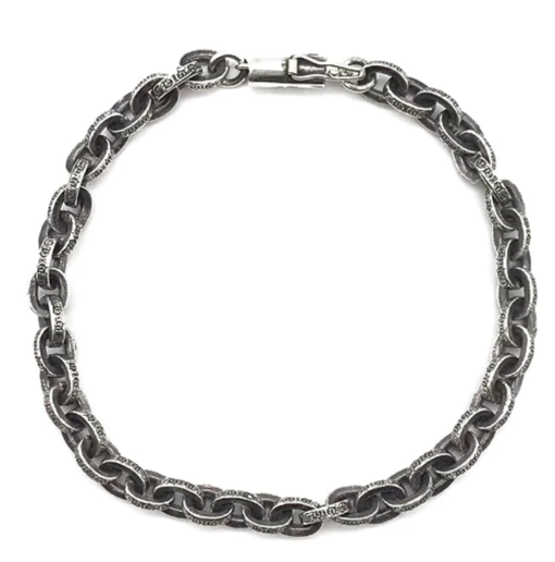 Bracelete Chrome Hearts "Silver Paperchain" Prata
