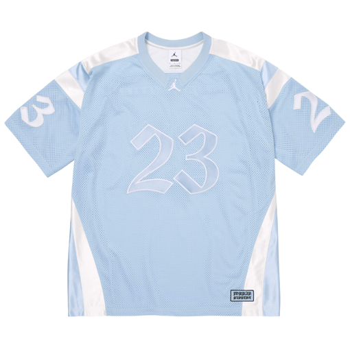 Jersey Supreme x Air Jordan "Warm Up" Azul Claro