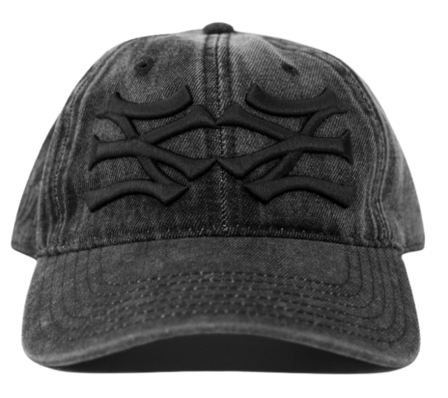 Boné Oma Design "NY NY Denim" Preto