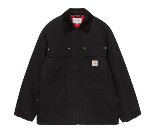Jaqueta Carhartt "OG Artic Coat Black / Black Rigid" Preto