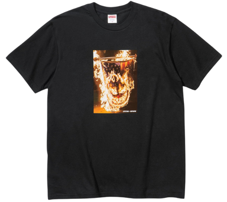Camiseta Supreme x Spitfire SS26 "Flag" Preto