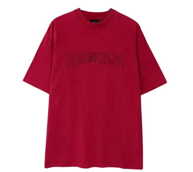 Camiseta Balenciaga "Flame Red" Vermelho