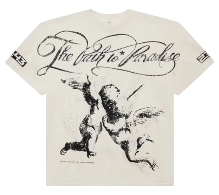 Camiseta Hellstar "Path To Paradise" Branco