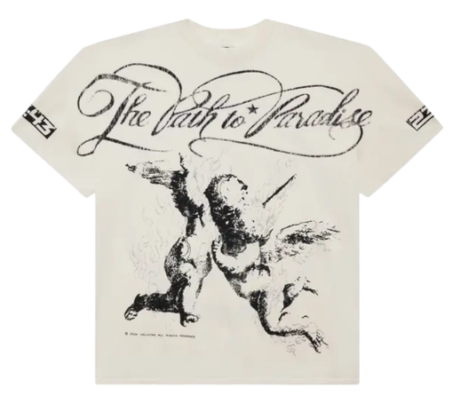 Camiseta Hellstar "Path To Paradise" Branco