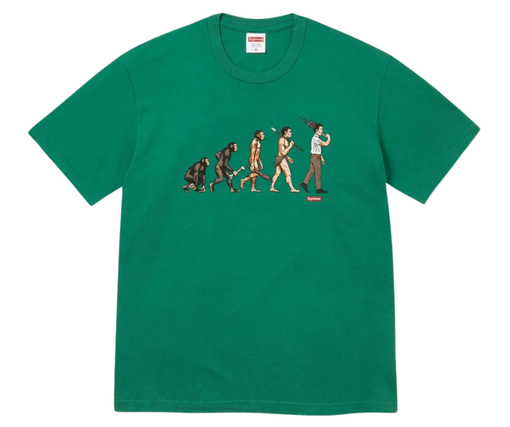 Camiseta Supreme SS26 "Evolution" Verde